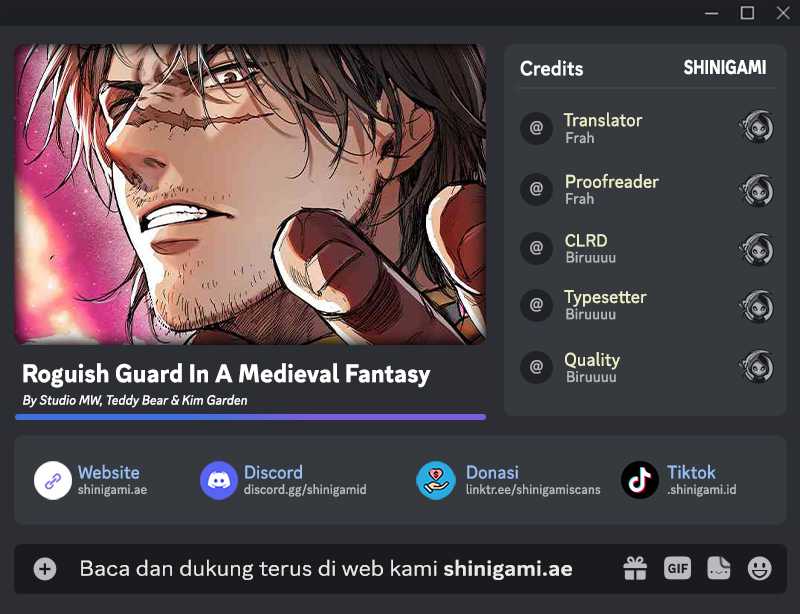 Baca Komik Roguish Guard in a Medieval FantasyRoguish Guard in a Medieval Fantasy Chapter 7 bahasa Indonesia Gambar 1