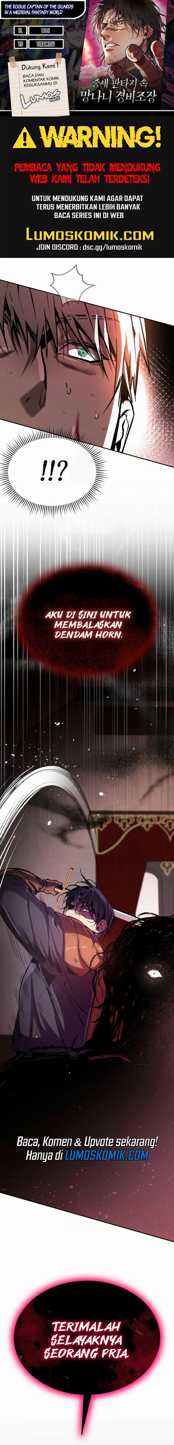 Baca Komik Roguish Guard in a Medieval FantasyRoguish Guard in a Medieval Fantasy Chapter 6 bahasa Indonesia Gambar 1