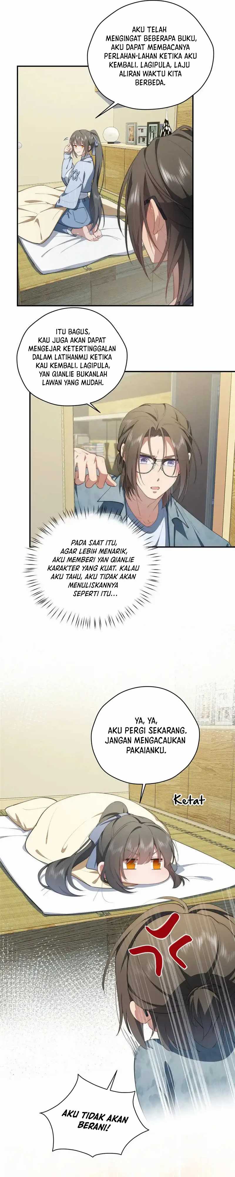 What Do You Do If the Heroine Escapes From Your Novel Chapter 49 bahasa Indonesia Gambar 17