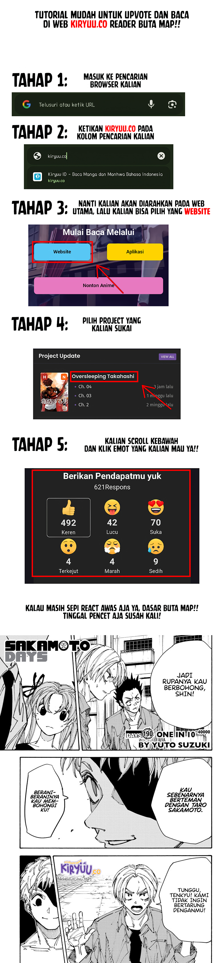 Baca Manga Sakamoto Days Chapter 190 Gambar 2