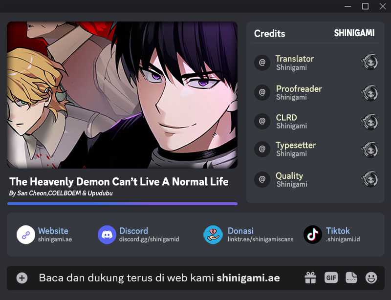Baca Komik The Heavenly Demon Can’t Live a Normal Life Chapter 133 Gambar 1