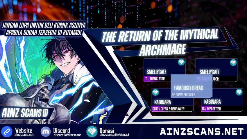 Baca Manhwa The Return of the Mythical Archmage Chapter 20 bahasa Indonesia Gambar 2