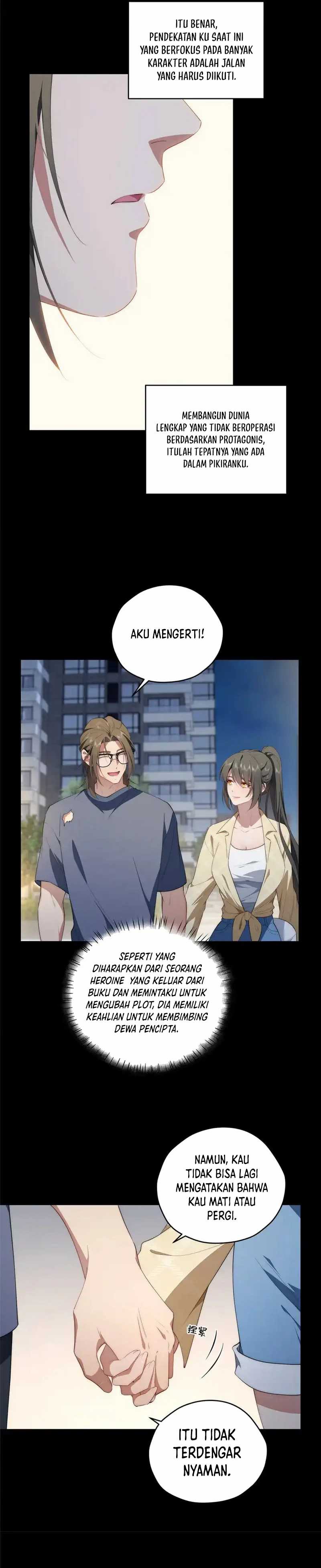 What Do You Do If the Heroine Escapes From Your Novel Chapter 57 bahasa Indonesia Gambar 17
