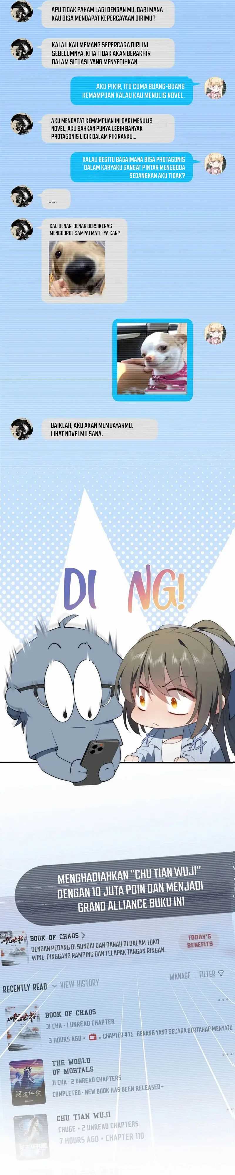 What Do You Do If the Heroine Escapes From Your Novel Chapter 68 bahasa Indonesia Gambar 7