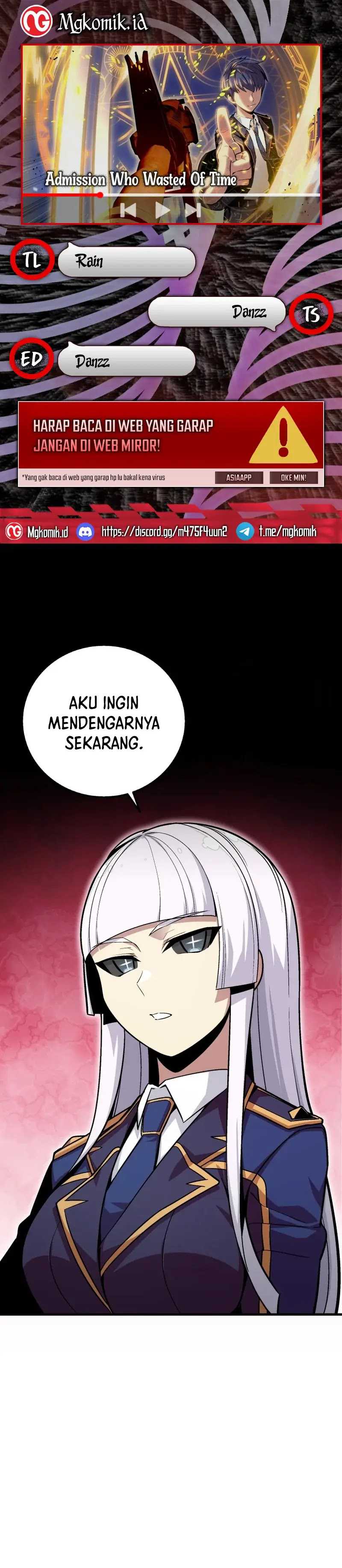 Baca Komik Admission is a Waste of Time Chapter 12 bahasa Indonesia Gambar 1