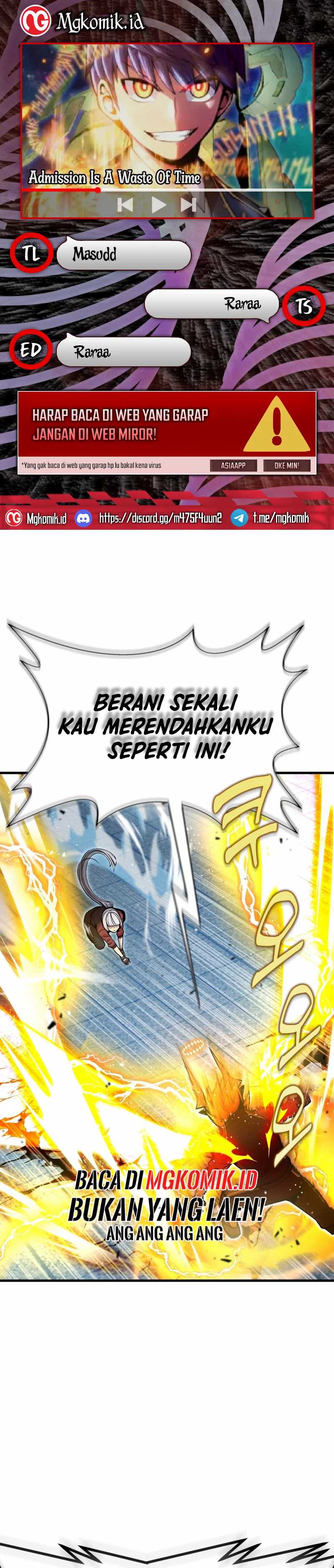 Baca Komik Admission is a Waste of Time Chapter 8 bahasa Indonesia Gambar 1