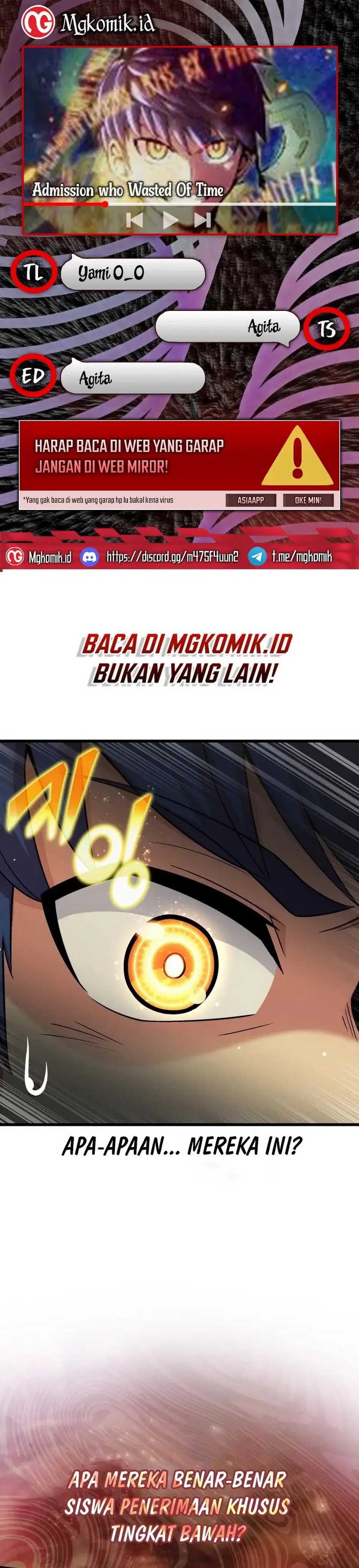 Baca Komik Admission is a Waste of Time Chapter 3 bahasa Indonesia Gambar 1