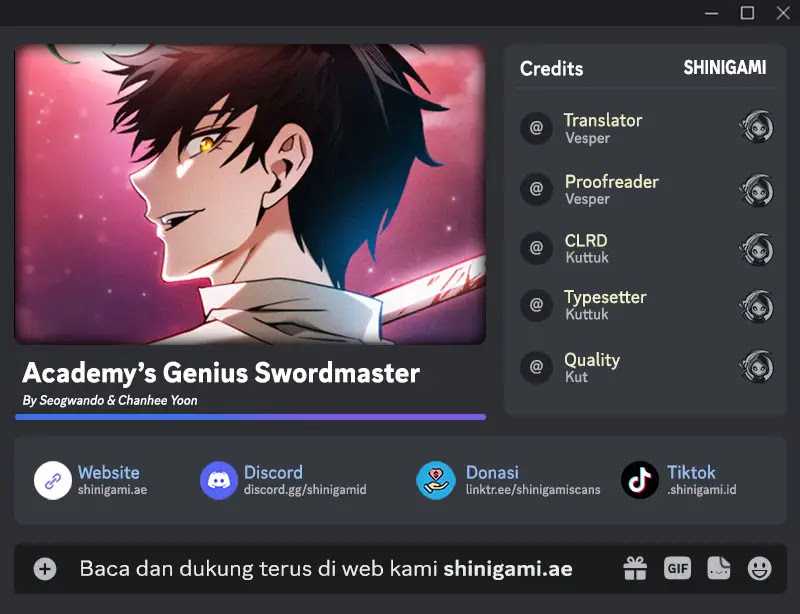 Baca Komik Academy’s Genius Swordmaster Chapter 76 Gambar 1