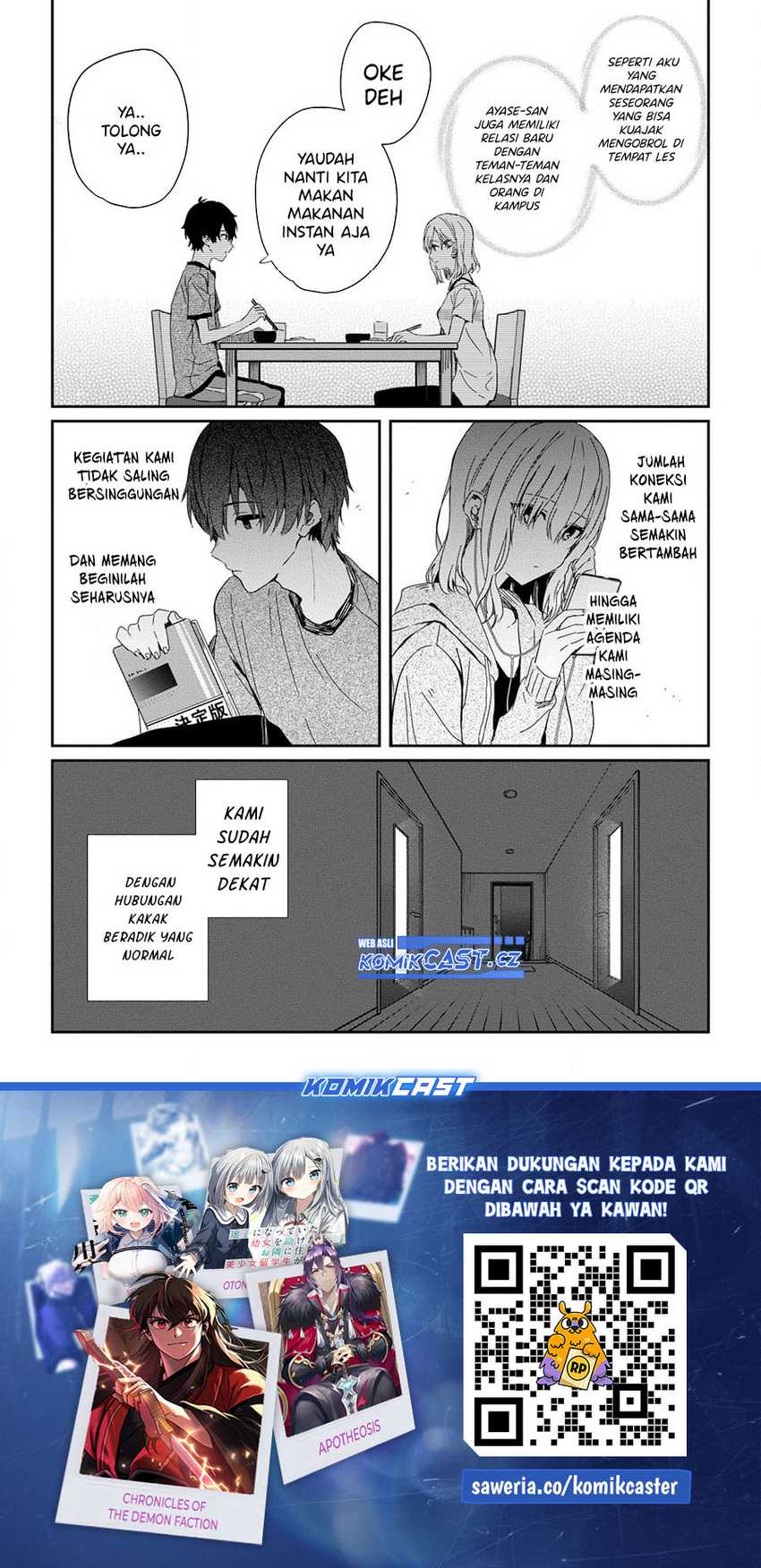 Gimai Seikatsu Chapter 22.1 Gambar 14