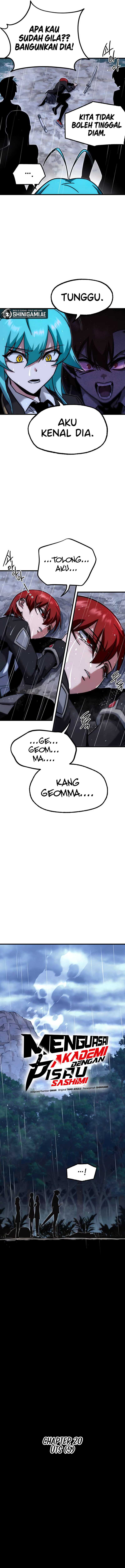 I Took over The Academy With a Single Sashimi Knife Chapter 20 bahasa Indonesia Gambar 8