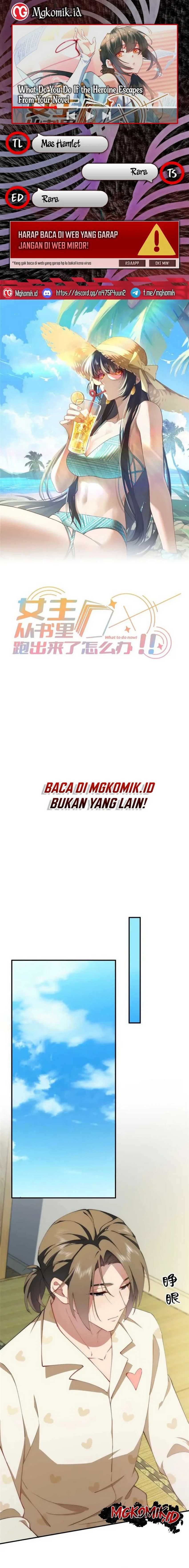 Baca Komik What Do You Do If the Heroine Escapes From Your Novel Chapter 106 bahasa Indonesia Gambar 1