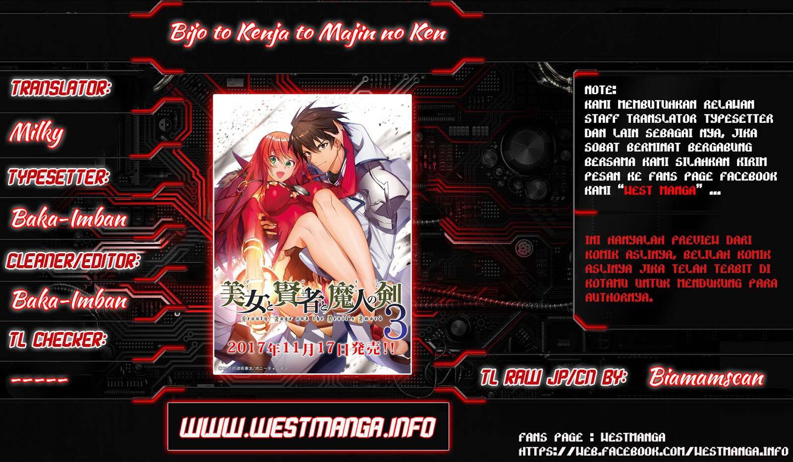 Baca Manga Bijo to Kenja to Majin no Ken Chapter 4 Gambar 2