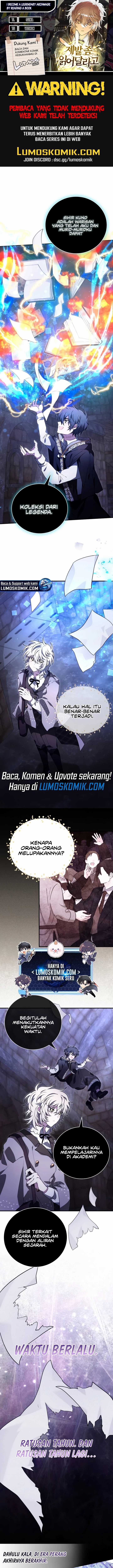 Baca Komik I Become a Legendary ArchMage by Reading a Book Chapter 21 bahasa Indonesia Gambar 1