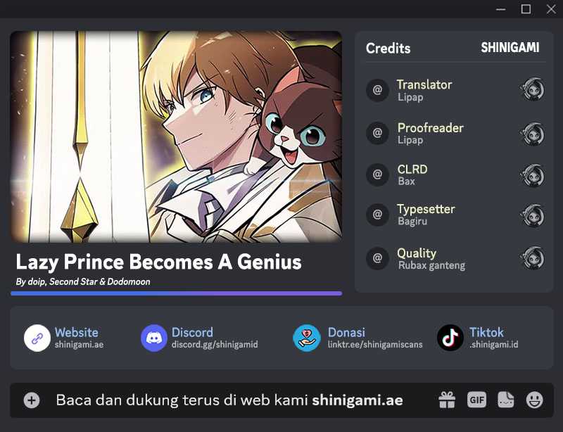 Baca Komik Lazy Prince Becomes a Genius Chapter 128 Gambar 1