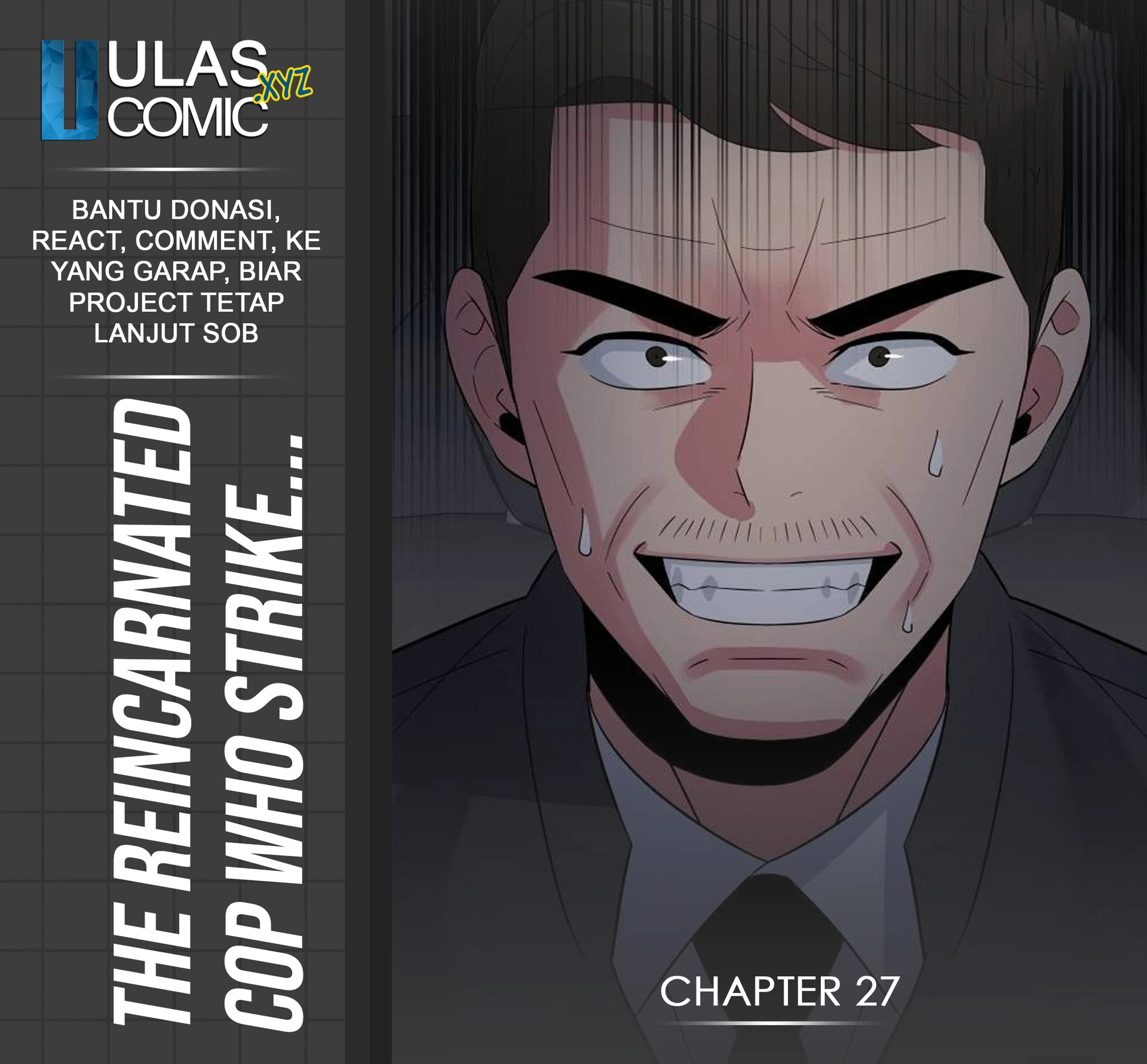 Baca Komik The Reincarnated Cop Who Strikes With Wealth Chapter 27 Gambar 1