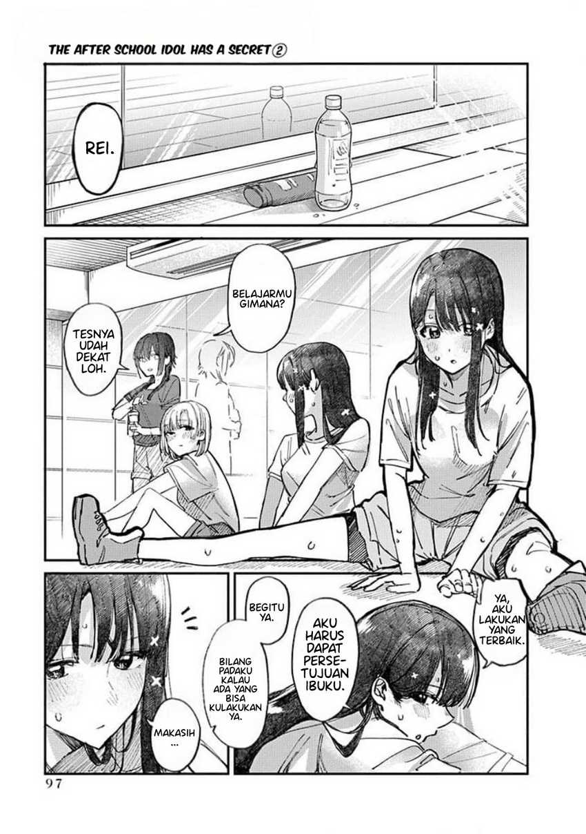 Baca Komik Houkago no Idol ni wa Himitsu ga aru Chapter 13 Gambar 1