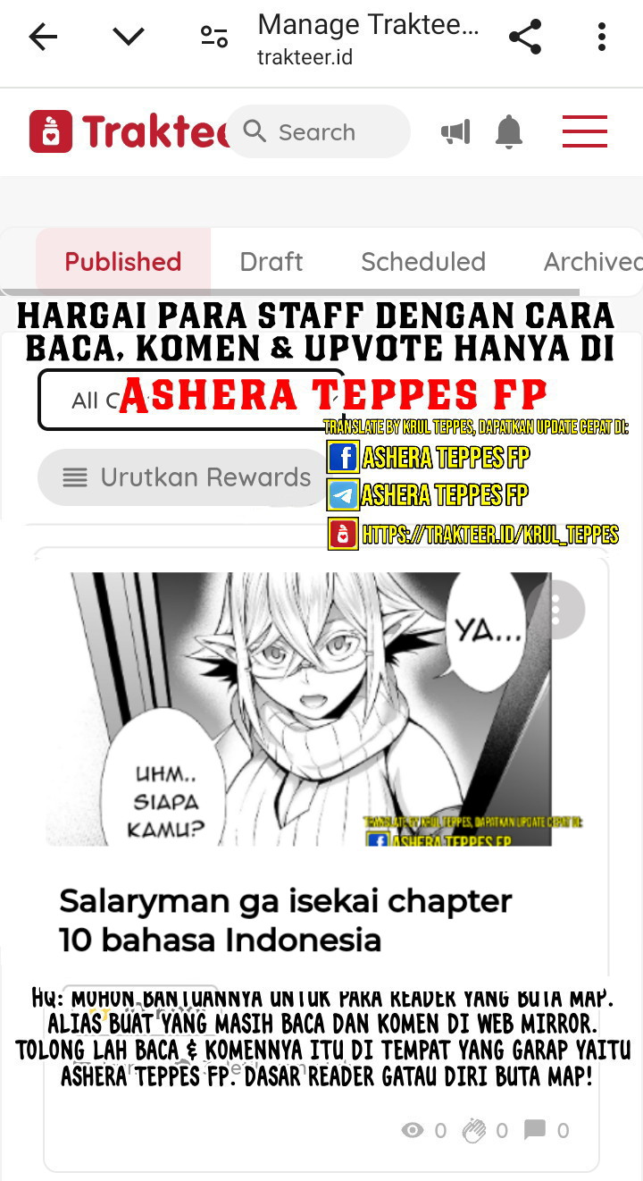 Salaryman Ga Isekai Ni Ittara Shitennou Ni Natta Hanashi Chapter 7 Gambar 18