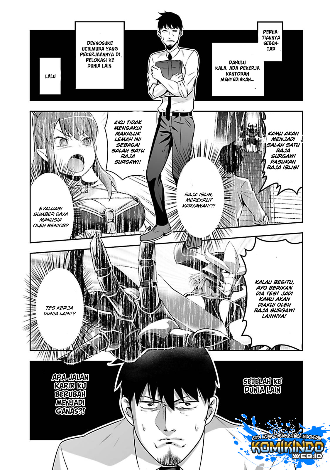 Baca Manga Salaryman Ga Isekai Ni Ittara Shitennou Ni Natta Hanashi Chapter 2 Gambar 2