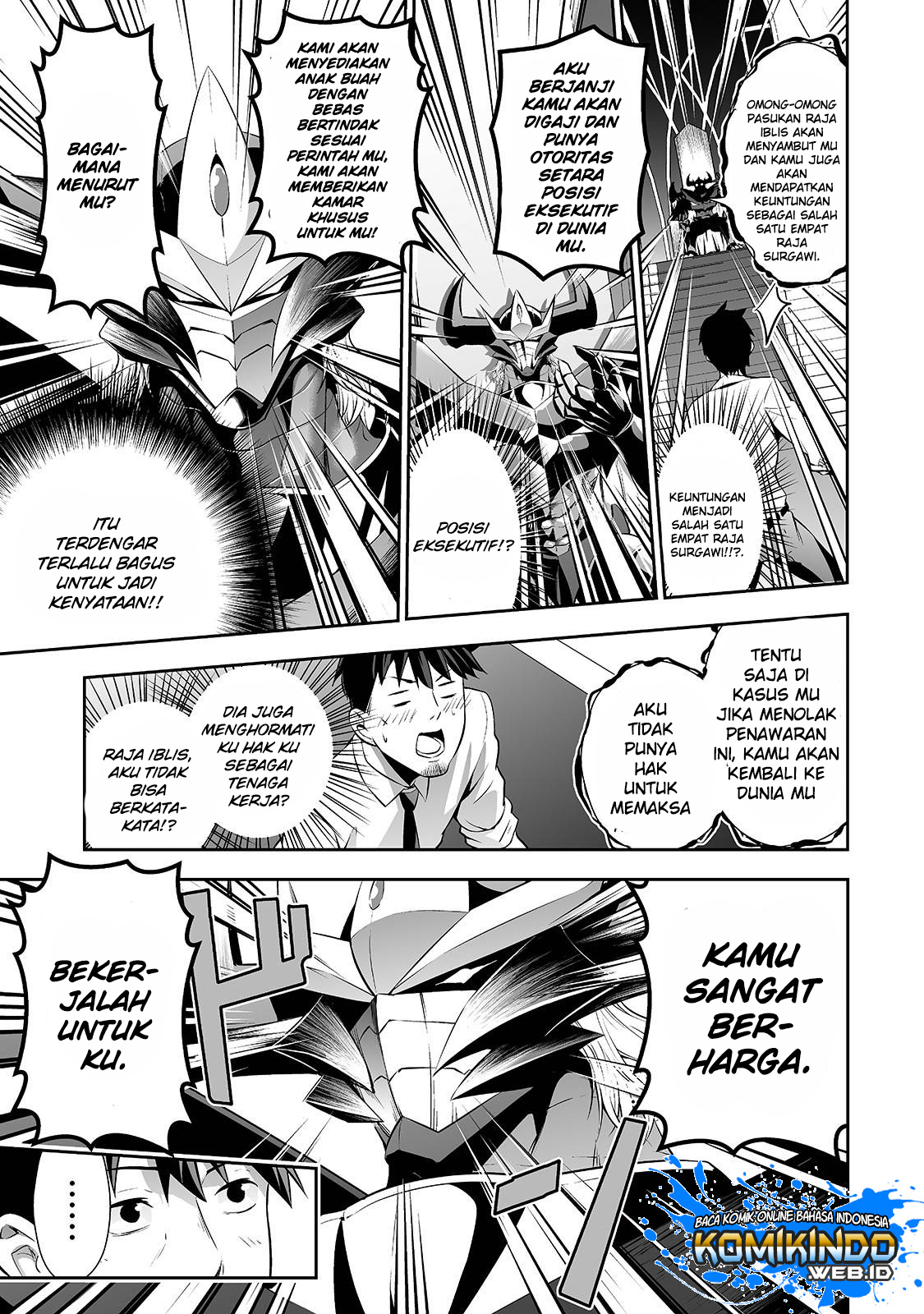 Salaryman Ga Isekai Ni Ittara Shitennou Ni Natta Hanashi Chapter 1 Gambar 10