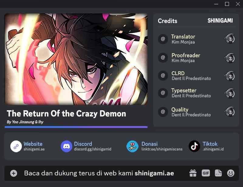 Baca Komik Return of the Mad Demon Chapter 135 Gambar 1