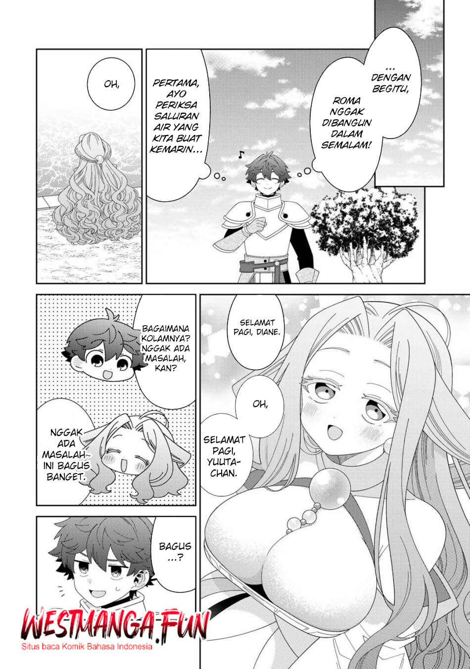 Seirei-tachi no Rakuen to Risou no Isekai Seikatsu Chapter 70 Gambar 3