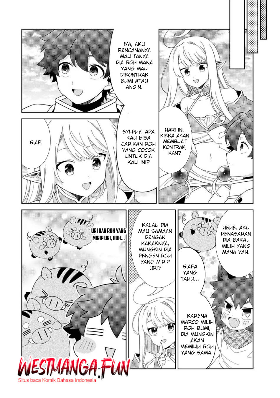 Seirei-tachi no Rakuen to Risou no Isekai Seikatsu Chapter 70 Gambar 8