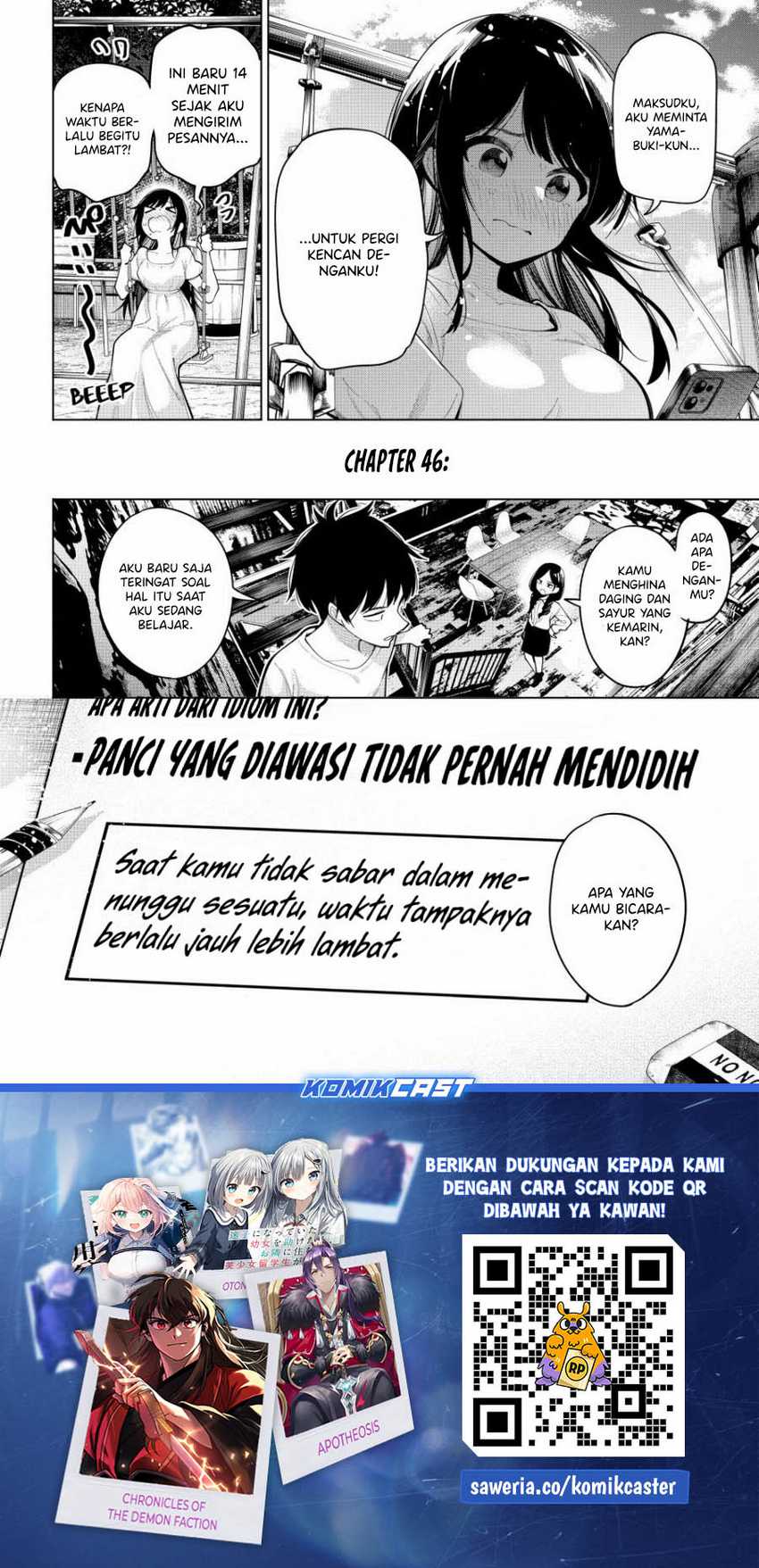 Mayonaka Heart Tune Chapter 46 Gambar 22