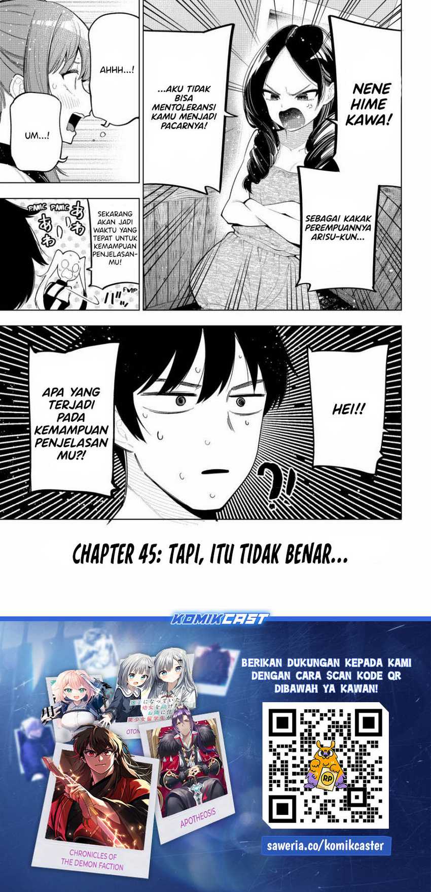 Mayonaka Heart Tune Chapter 45 Gambar 21