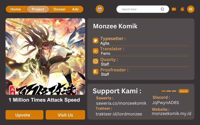 Baca Komik 1 Million Times Attack Speed Chapter 96 Gambar 1