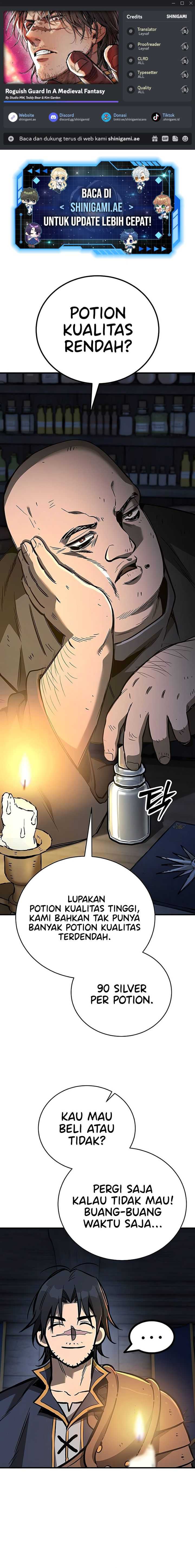 Baca Komik Roguish Guard in a Medieval FantasyRoguish Guard in a Medieval Fantasy Chapter 21 Gambar 1