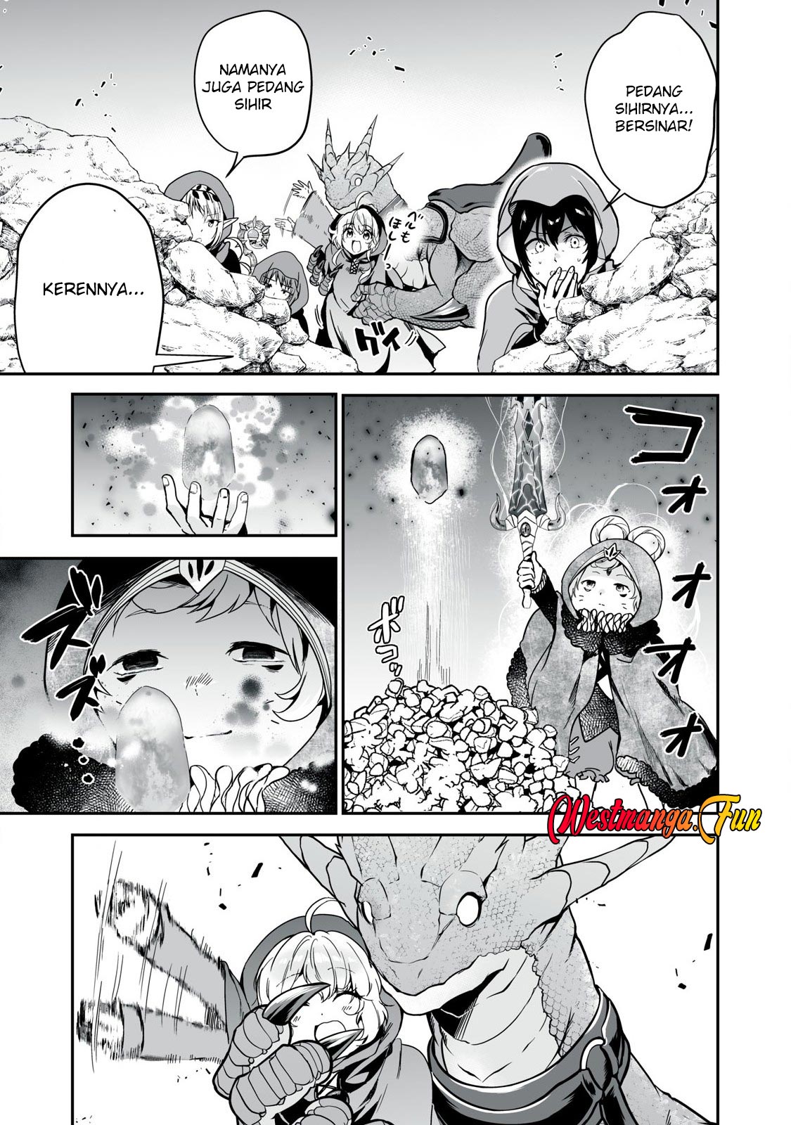 Tensei Kizoku no Bannou Kaitaku Kara ~”Kakudai & Shukushou” Sukiru o Tsukatte Itara Saikyou Ryouchi ni Narimashita~ Chapter 39 bahasa Indonesia Gambar 27