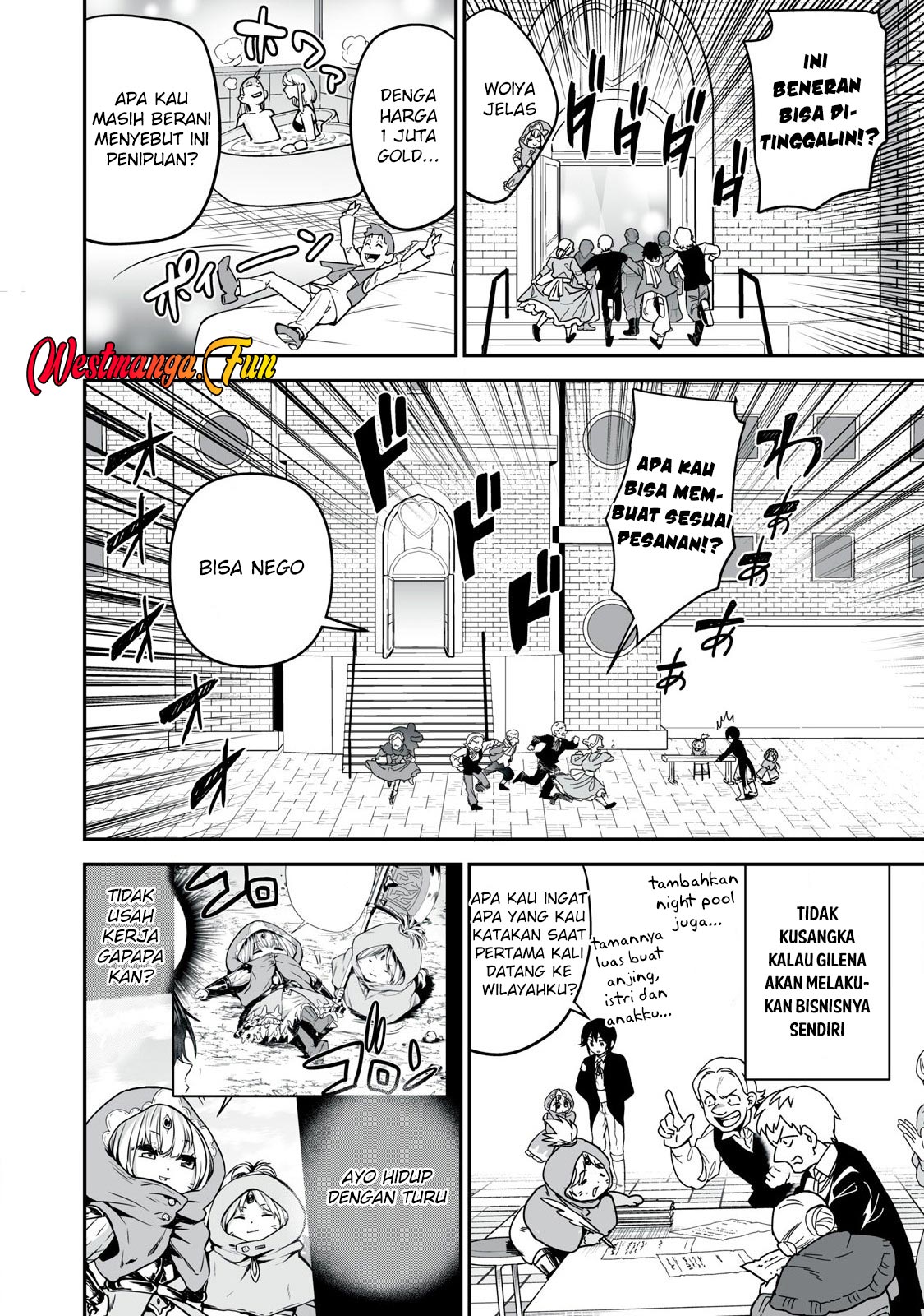 Tensei Kizoku no Bannou Kaitaku Kara ~”Kakudai & Shukushou” Sukiru o Tsukatte Itara Saikyou Ryouchi ni Narimashita~ Chapter 38 bahasa Indonesia Gambar 8