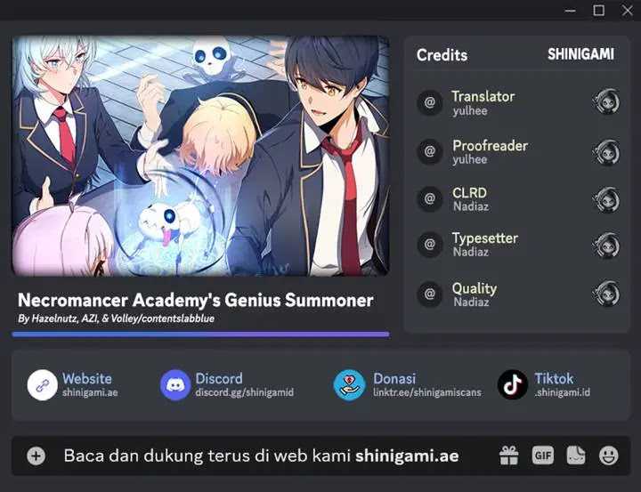 Baca Komik Necromancer Academy’s Genius Summoner Chapter 151 Gambar 1