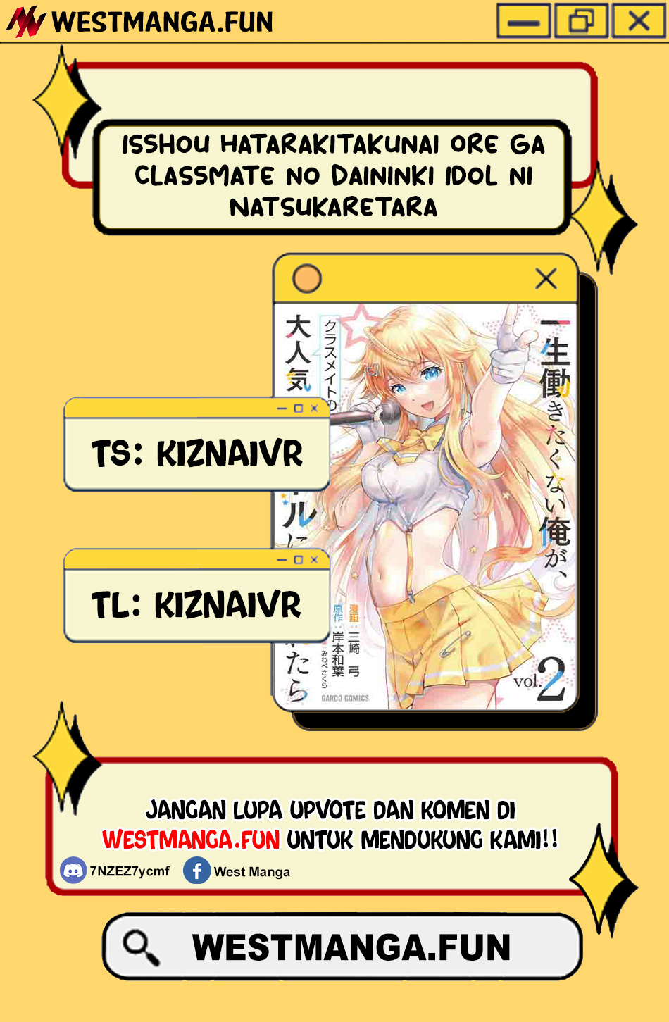 Isshou Hatarakitakunai Ore ga Classmate no Daininki Idol ni Natsukaretara Chapter 17 Gambar 3