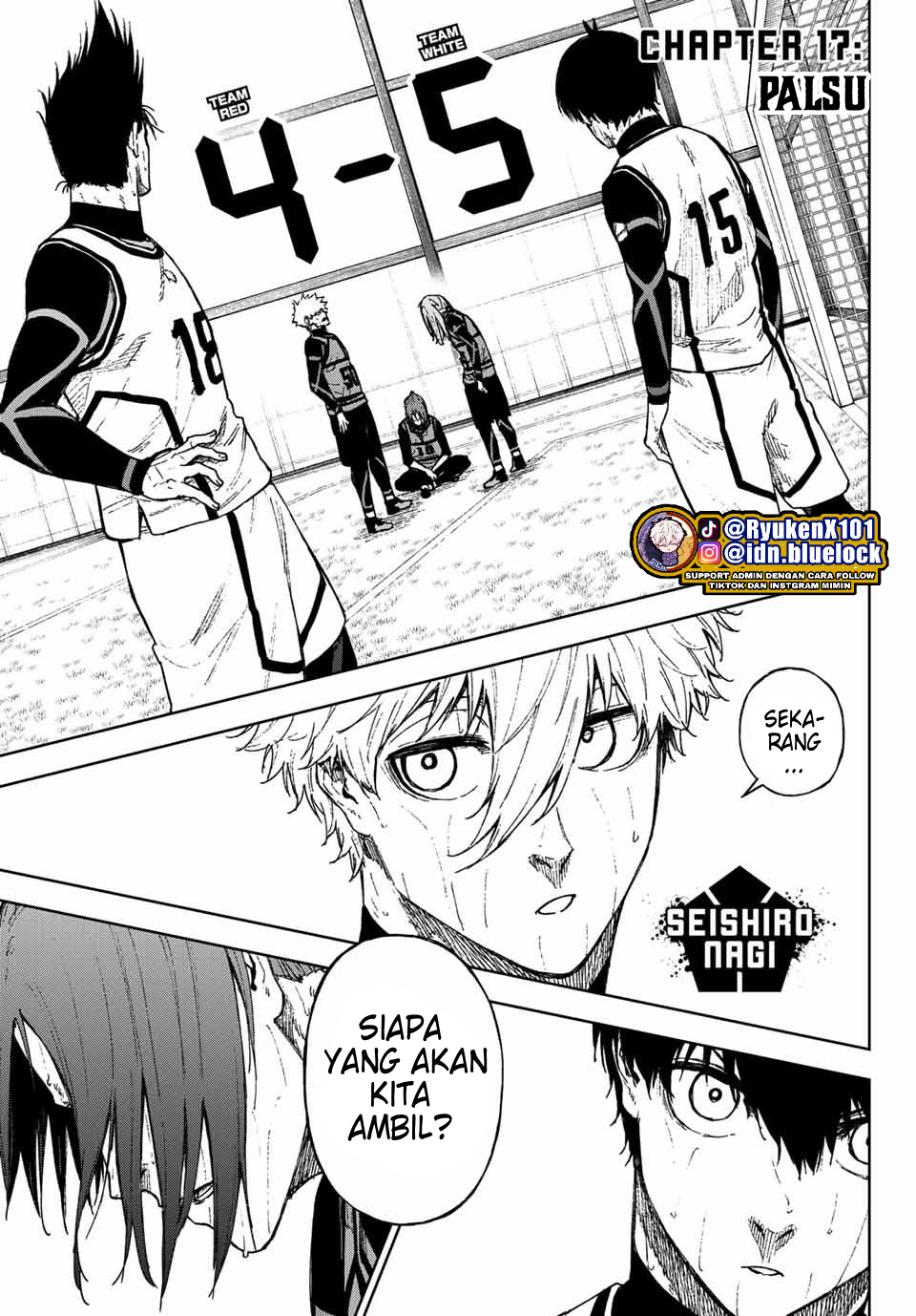 Baca Komik Blue Lock: Episode Nagi Chapter 17 Gambar 1