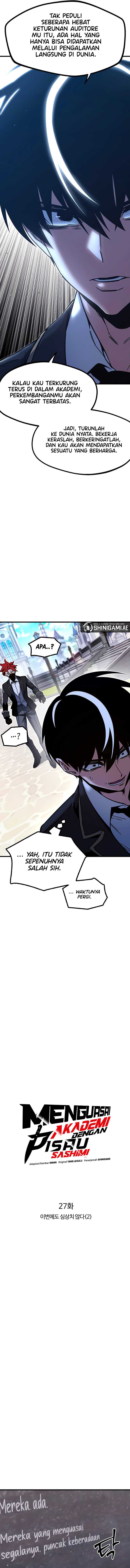 I Took over The Academy With a Single Sashimi Knife Chapter 27 bahasa Indonesia Gambar 4