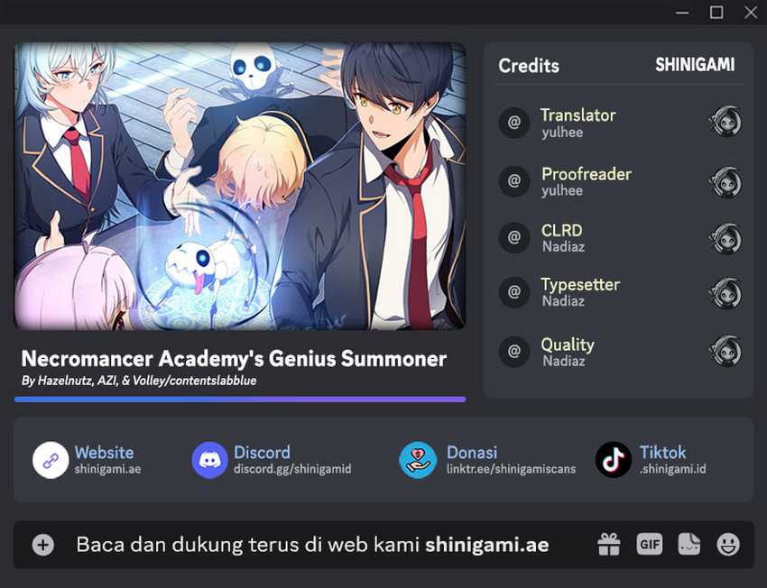Baca Komik Necromancer Academy’s Genius Summoner Chapter 152 Gambar 1