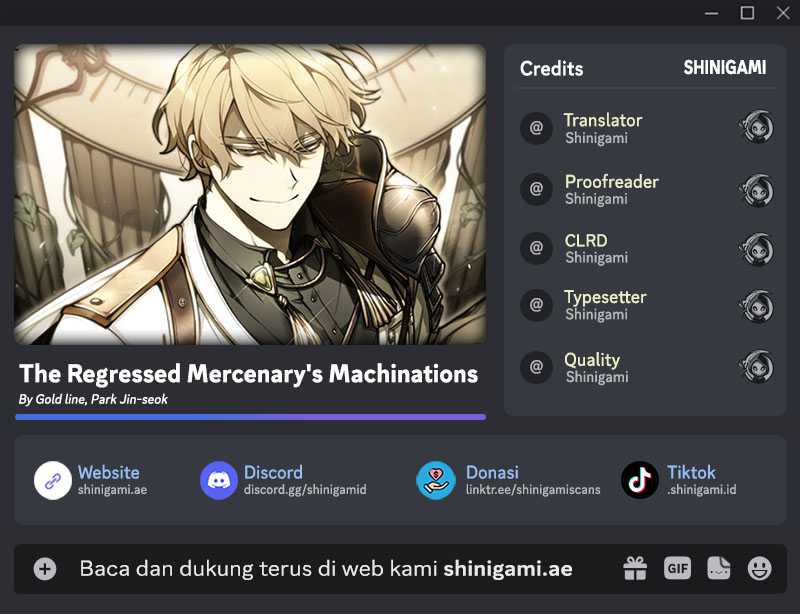 Baca Komik The Regressed Mercenary’s Machinations Chapter 18 bahasa Indonesia Gambar 1