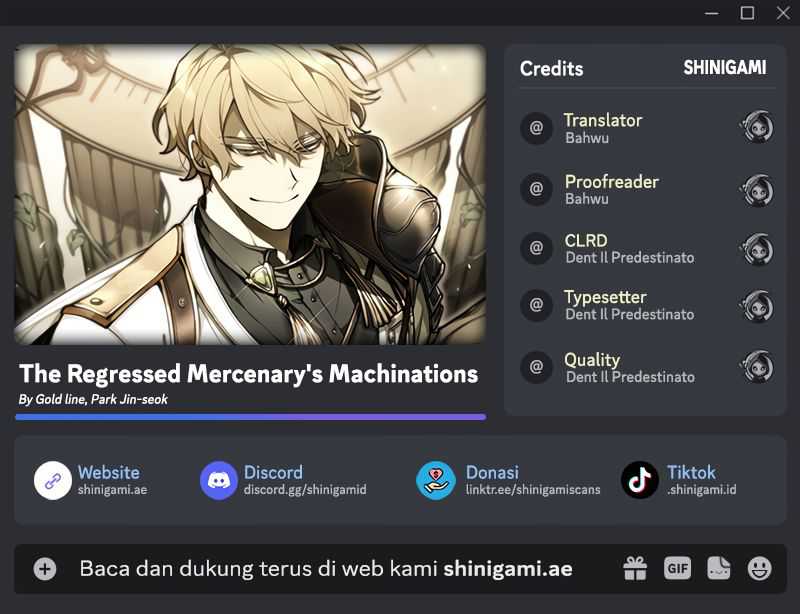 Baca Komik The Regressed Mercenary’s Machinations Chapter 14 bahasa Indonesia Gambar 1