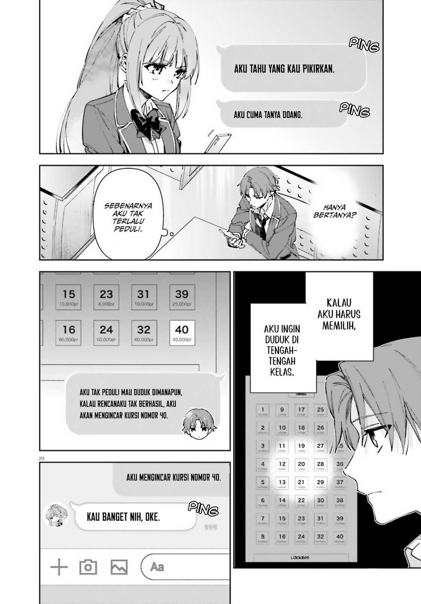 Youkoso Jitsuryoku Shijou Shugi no Kyoushitsu e: 2-nensei-hen Chapter 19.7 Gambar 21