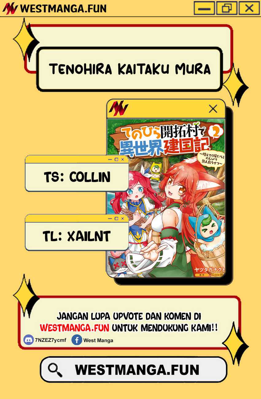 Tenohira Kaitaku Mura de Isekai Kenkokuki: Fueteku Yome-tachi to Nonbiri Mujintou Life (fix) Chapter 56 Gambar 4