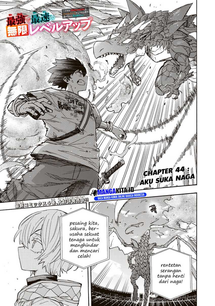 Baca Manga Saikyou de Saisoku no Mugen Level Up Chapter 44 bahasa Indonesia Gambar 2