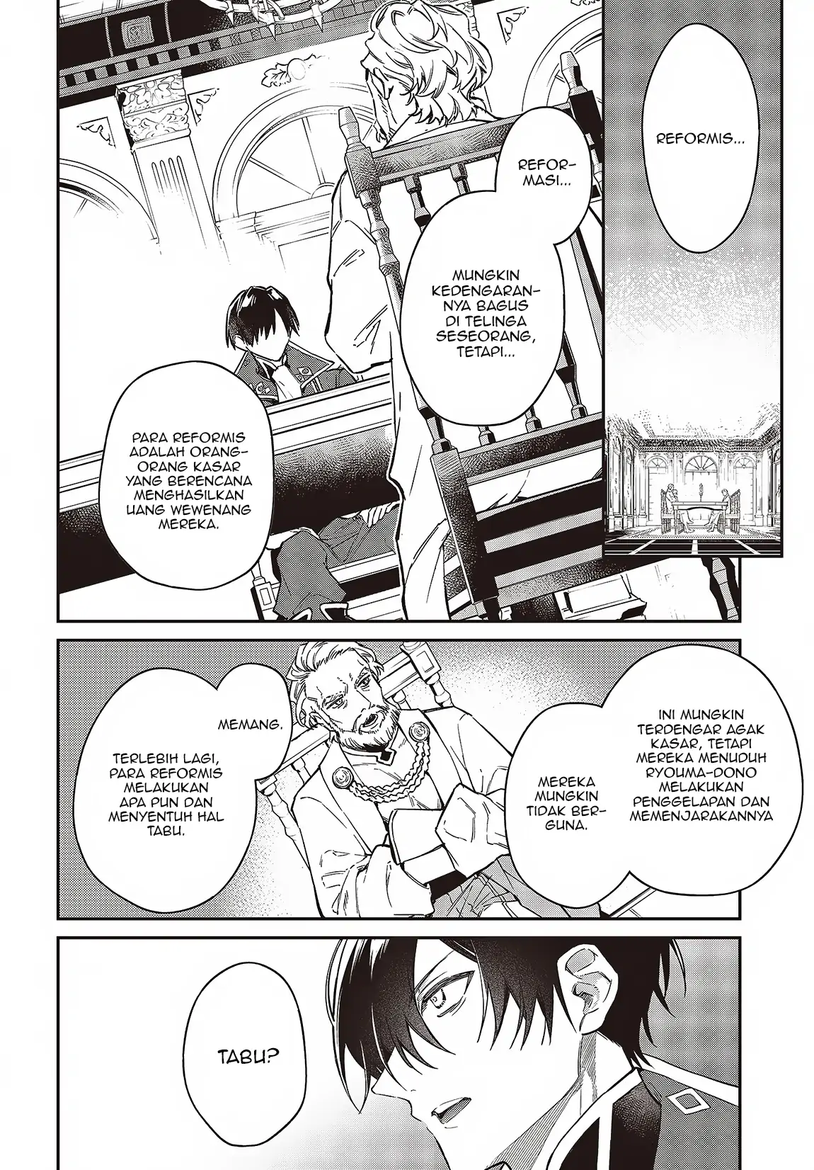 Realist Maou Niyoru Seiiki Naki Isekai Kaikaku Chapter 51 Gambar 19