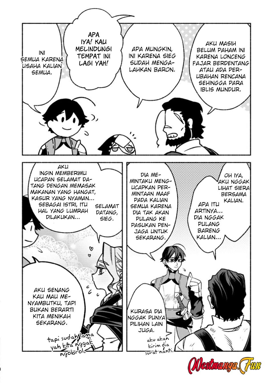 Sono Monban, Saikyou Nitsuki: Tsuihou Sareta Bougyo Ryoku 9999 no Senshi, Outo no Monban Toshite Musou Suru Chapter 33.2 Gambar 10