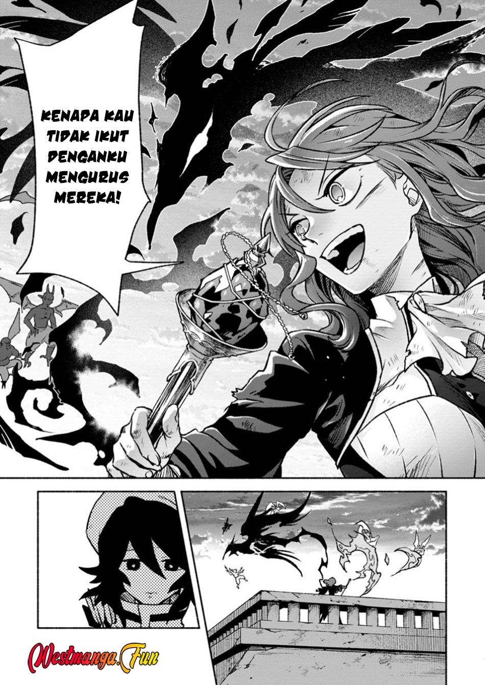 Sono Monban, Saikyou Nitsuki: Tsuihou Sareta Bougyo Ryoku 9999 no Senshi, Outo no Monban Toshite Musou Suru Chapter 33.2 Gambar 4