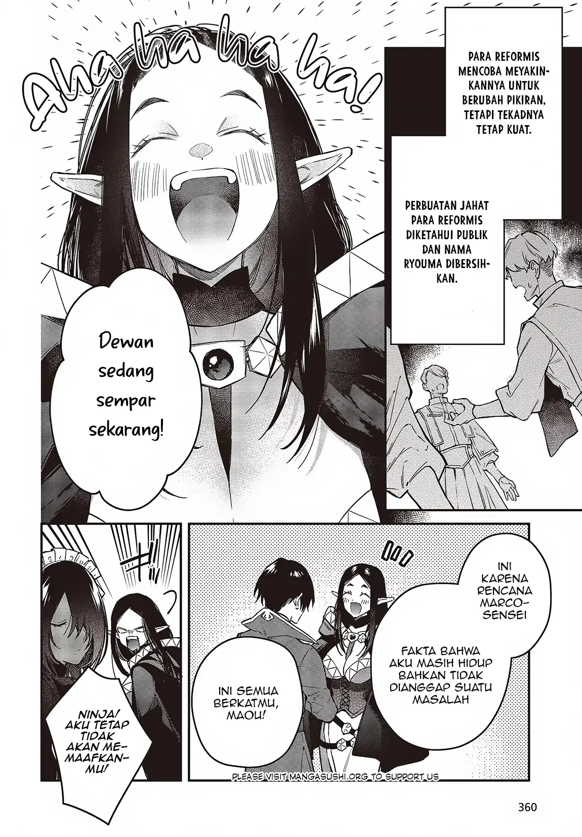 Realist Maou Niyoru Seiiki Naki Isekai Kaikaku Chapter 52 Gambar 21
