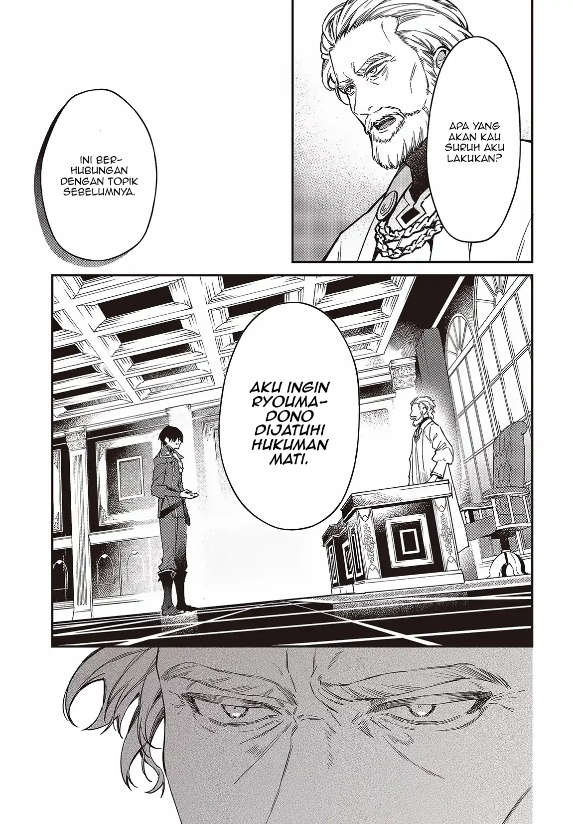 Realist Maou Niyoru Seiiki Naki Isekai Kaikaku Chapter 52 Gambar 8