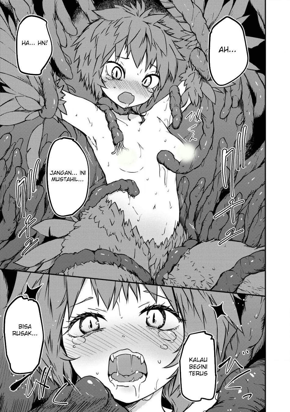 Baca Manga Monster Onna Kanbu wa Osanaki Yuusha wo Dekiaisuru Chapter 7 Gambar 2