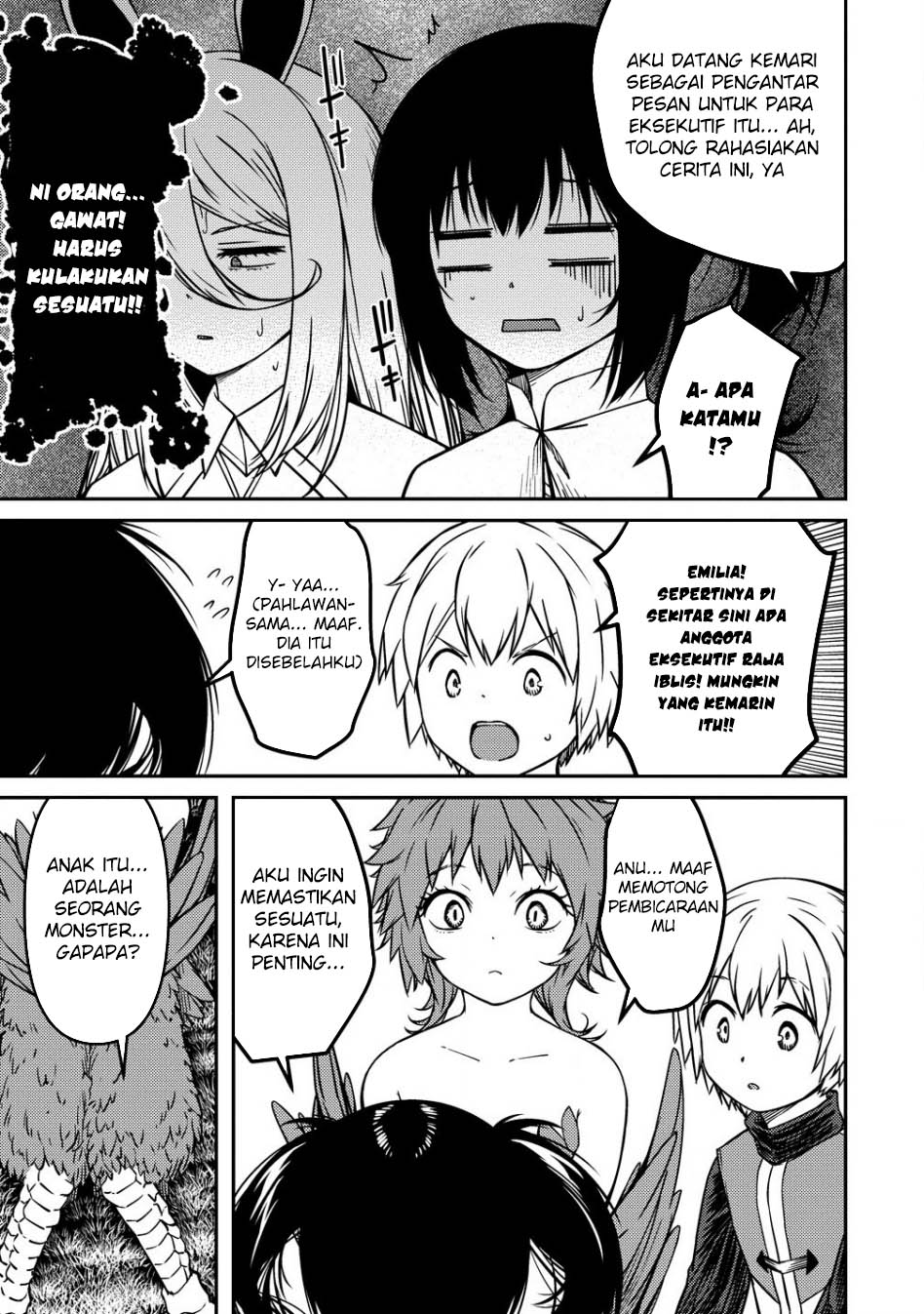Monster Onna Kanbu wa Osanaki Yuusha wo Dekiaisuru Chapter 7 Gambar 9