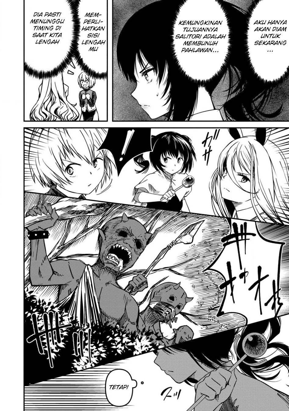 Monster Onna Kanbu wa Osanaki Yuusha wo Dekiaisuru Chapter 6 Gambar 8